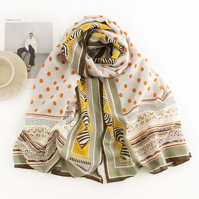 Classic Viscose Scarf – Flowy, Soft, and Elegant