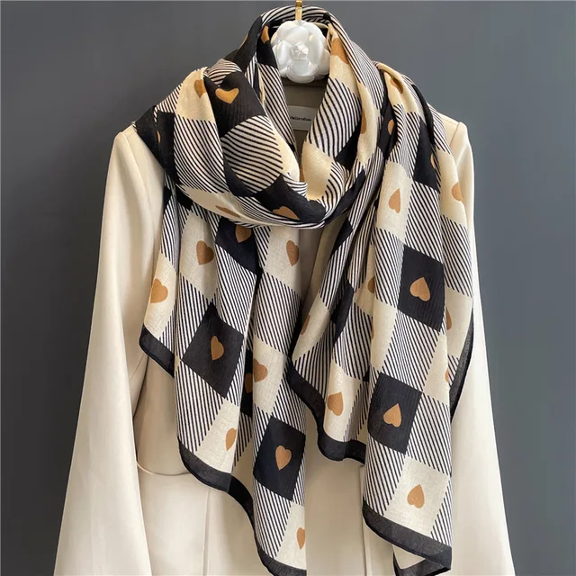 Classic Viscose Scarf – Flowy, Soft, and Elegant