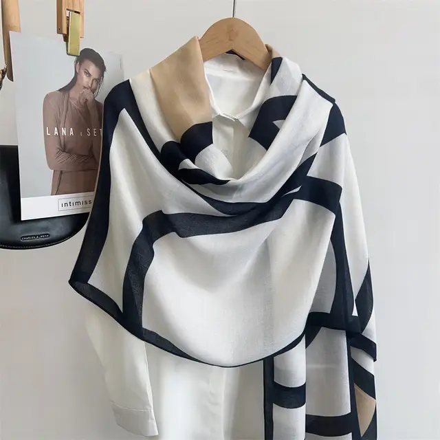 Breathable Viscose Shawl for All-Day Comfort