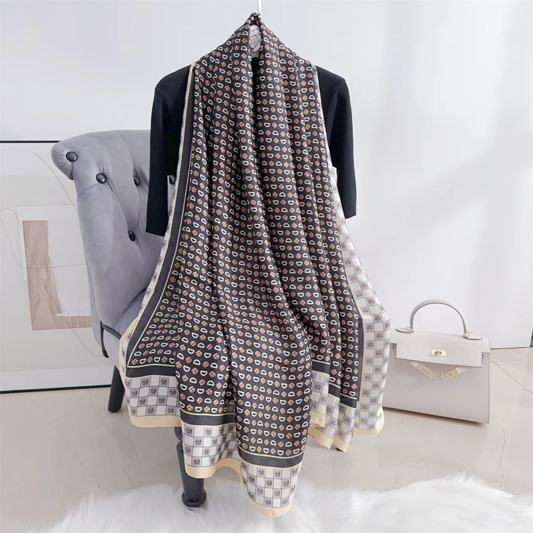 Smooth Silk Hijab for Special Occasions or Daily Wea