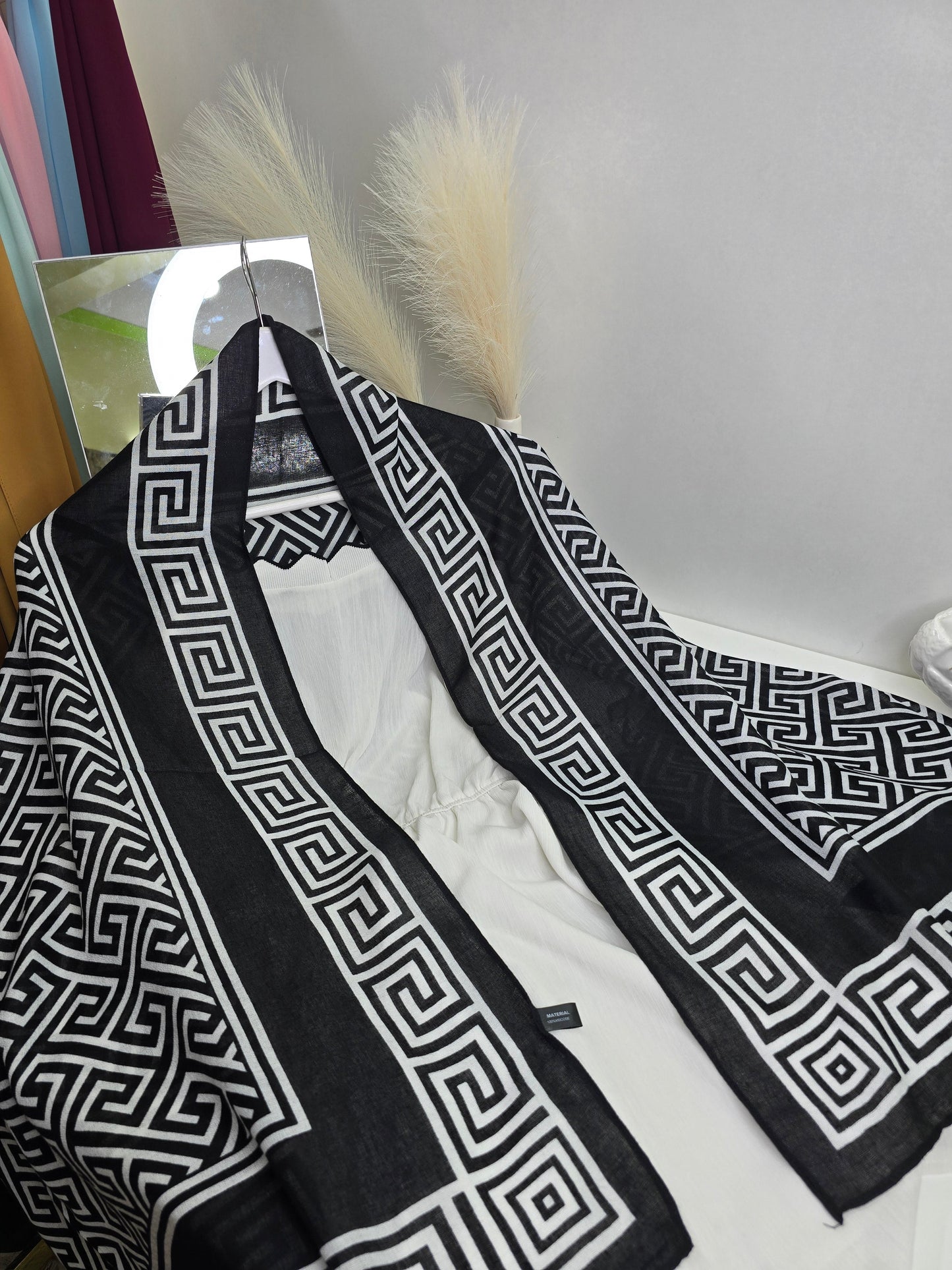 Elegant Viscose Scarf, Lightweight and Breathable