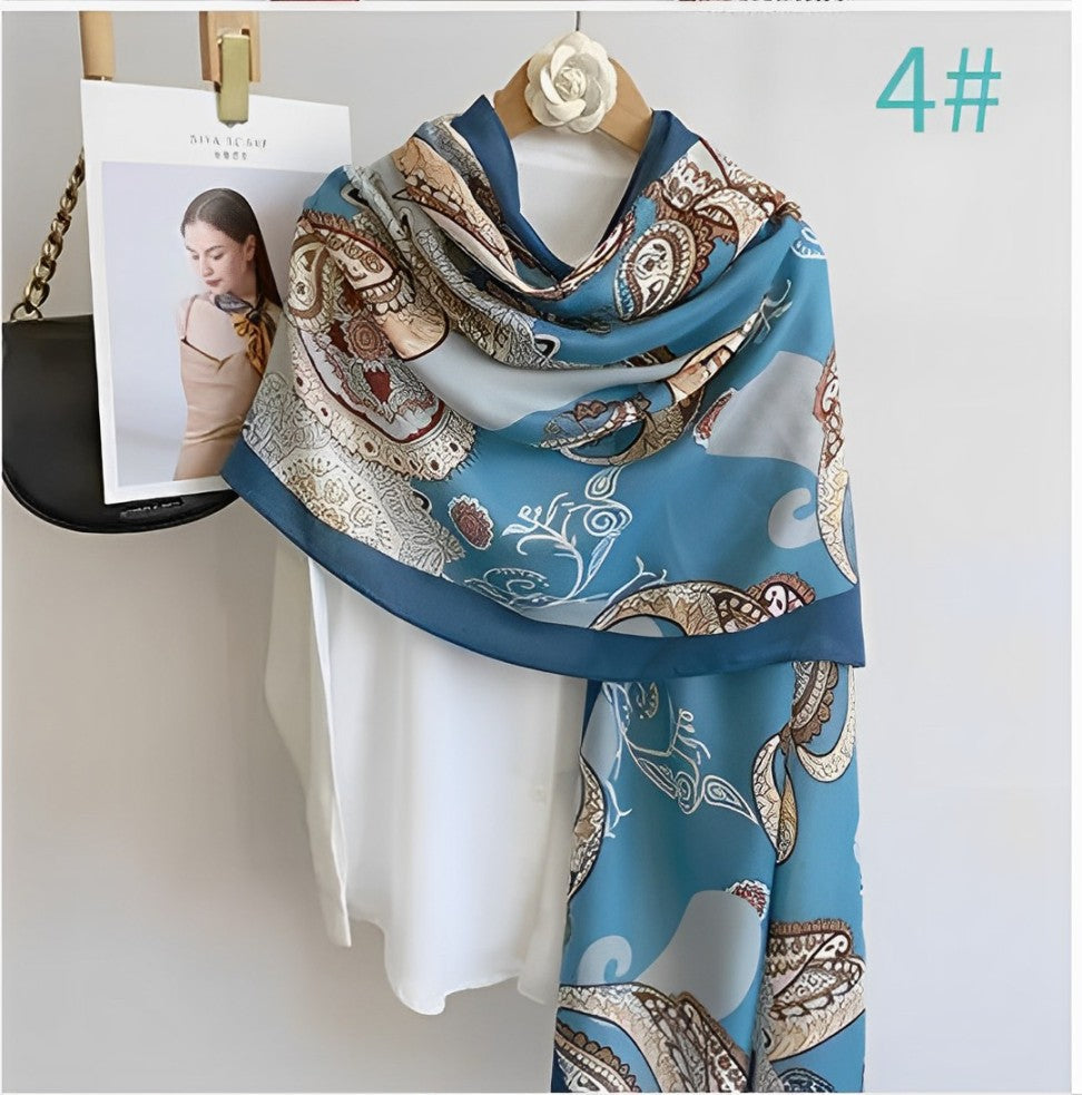 Elegant Viscose Scarf, Lightweight and Breathable