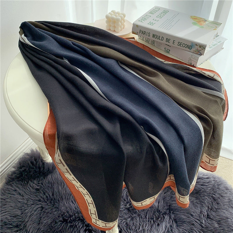 Breathable Viscose Shawl for All-Day Comfort