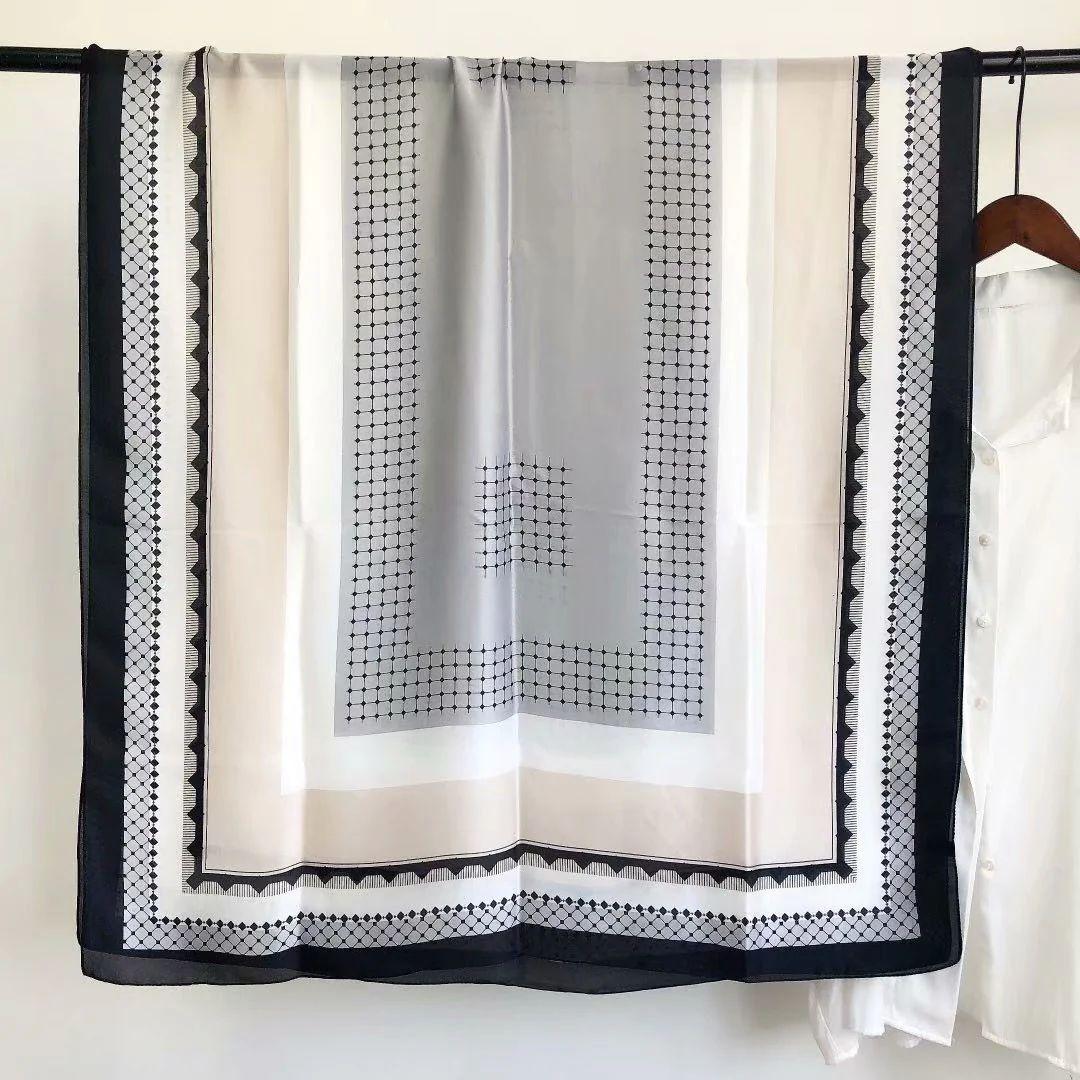 Exquisite Printed Silk Scarf