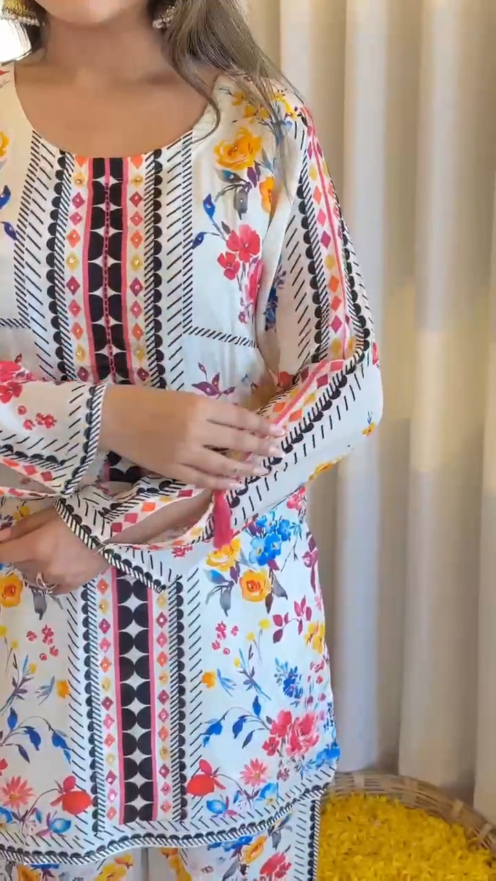 Karachi Rose Coord Set