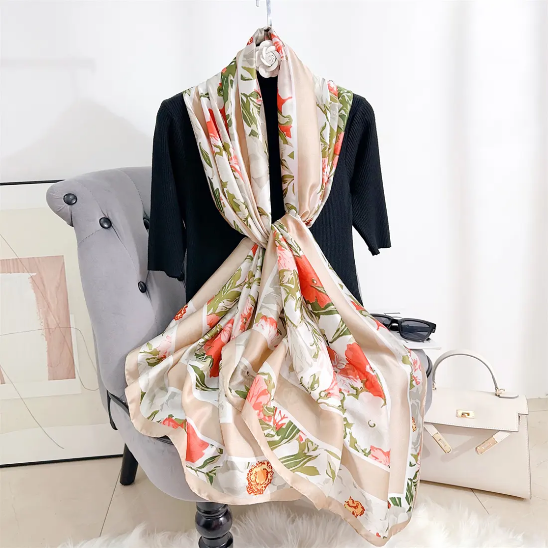 Luxurious Silk Scarf – Elegant and Lightweight Hijab