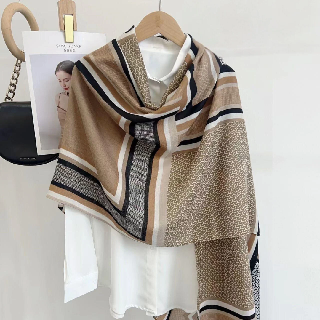 Everyday Viscose Scarf for Modest Fashion – Charcoal Grey Finish