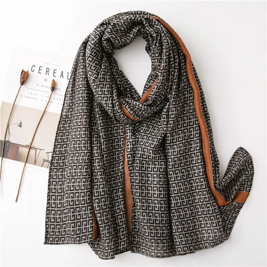 Classic Viscose Scarf – Flowy, Soft, and Elegant