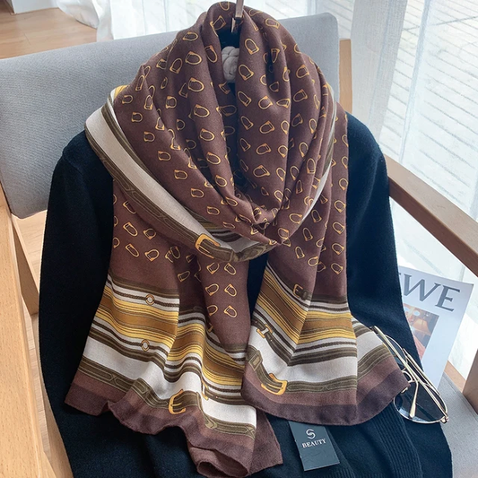 Classic Viscose Scarf – Flowy, Soft, and Elegant