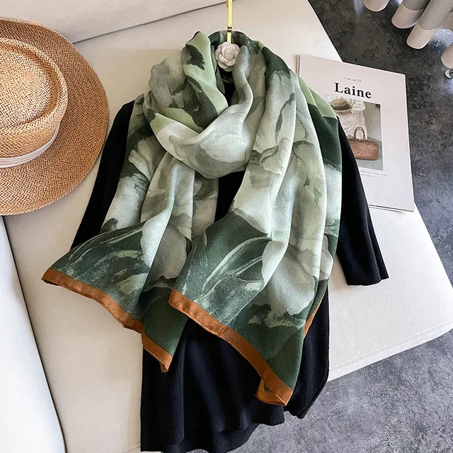 Classic Viscose Scarf – Flowy, Soft, and Elegant