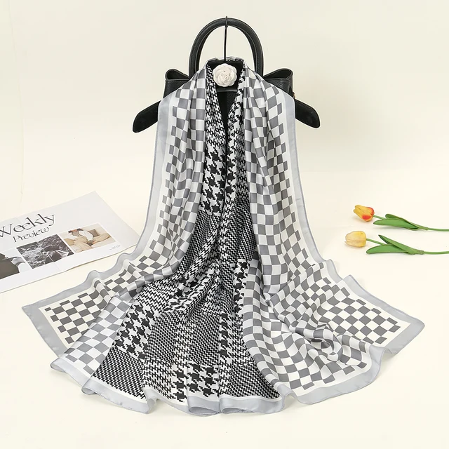 Everyday Viscose Scarf for Modest Fashion – Charcoal Grey Finish