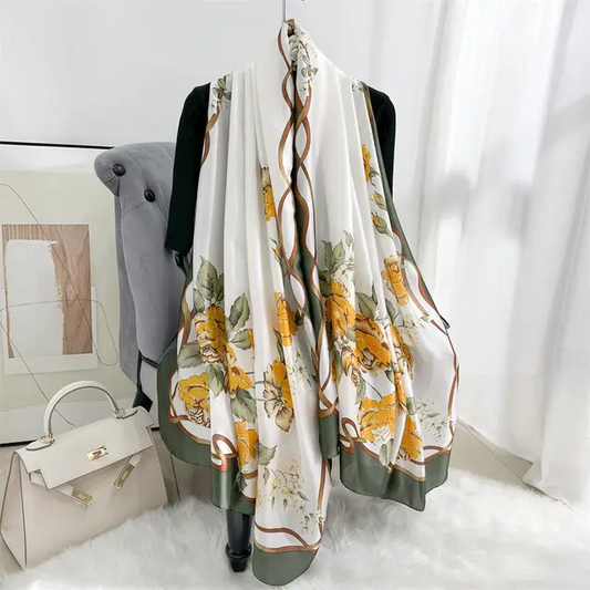 Smooth Silk Hijab for Special Occasions or Daily Wea