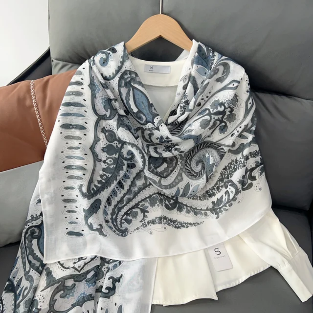 Elegant Viscose Scarf, Lightweight and Breathable