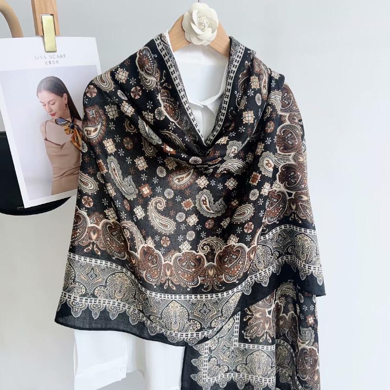 Everyday Viscose Scarf for Modest Fashion – Charcoal Grey Finish