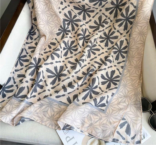 Everyday Viscose Scarf for Modest Fashion – Charcoal Grey Finish