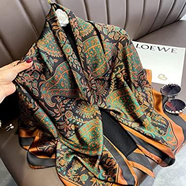Breathable Silk Scarf – Glossy Finish with Elegant Drape