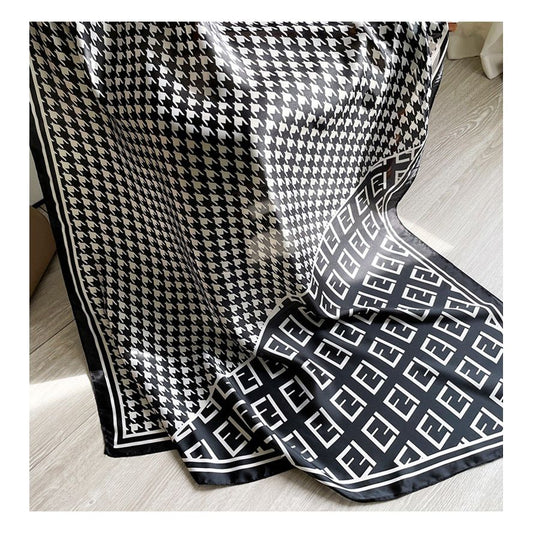 Breathable Silk Scarf – Glossy Finish with Elegant Drape