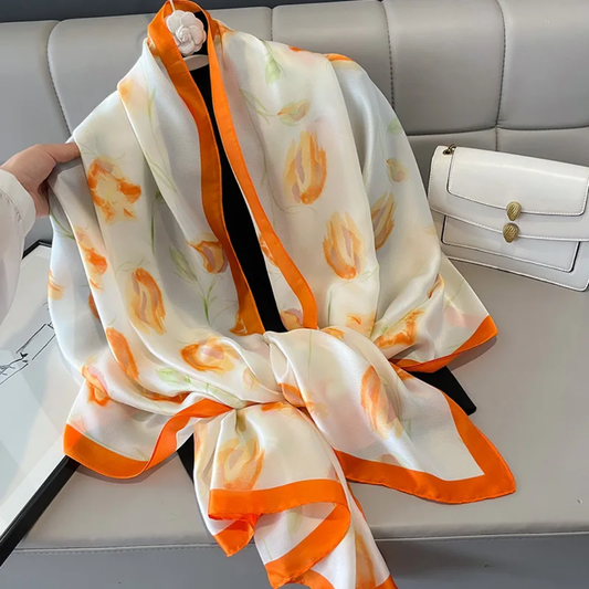 Smooth Silk Hijab for Special Occasions or Daily Wea