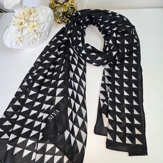 Everyday Viscose Scarf for Modest Fashion – Charcoal Grey Finish