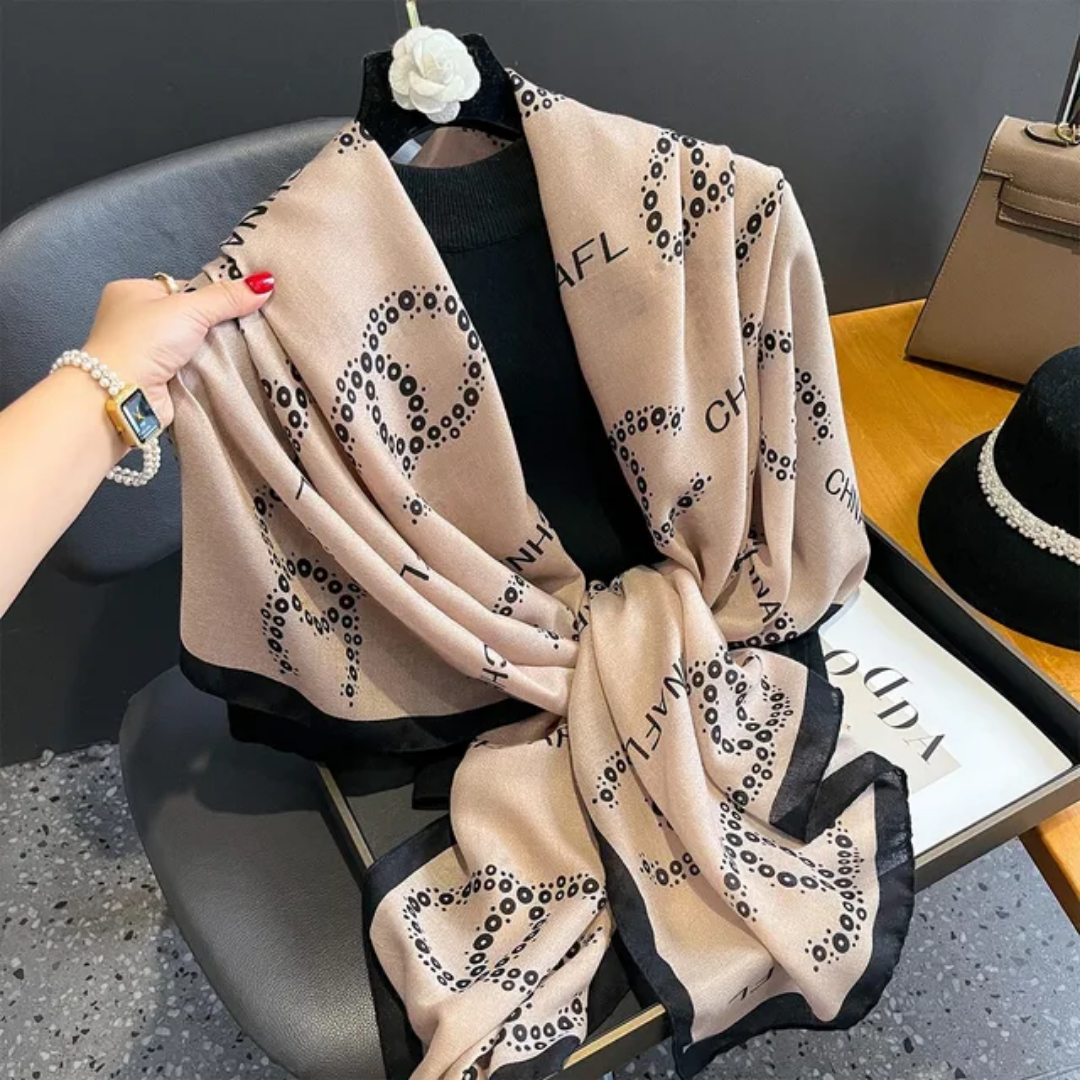 Elegant Viscose Scarf, Lightweight and Breathable