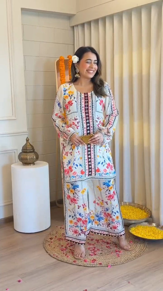 Karachi Rose Coord Set