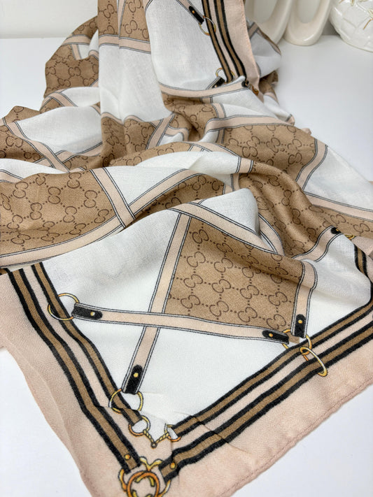 Elegant Viscose Scarf, Lightweight and Breathable