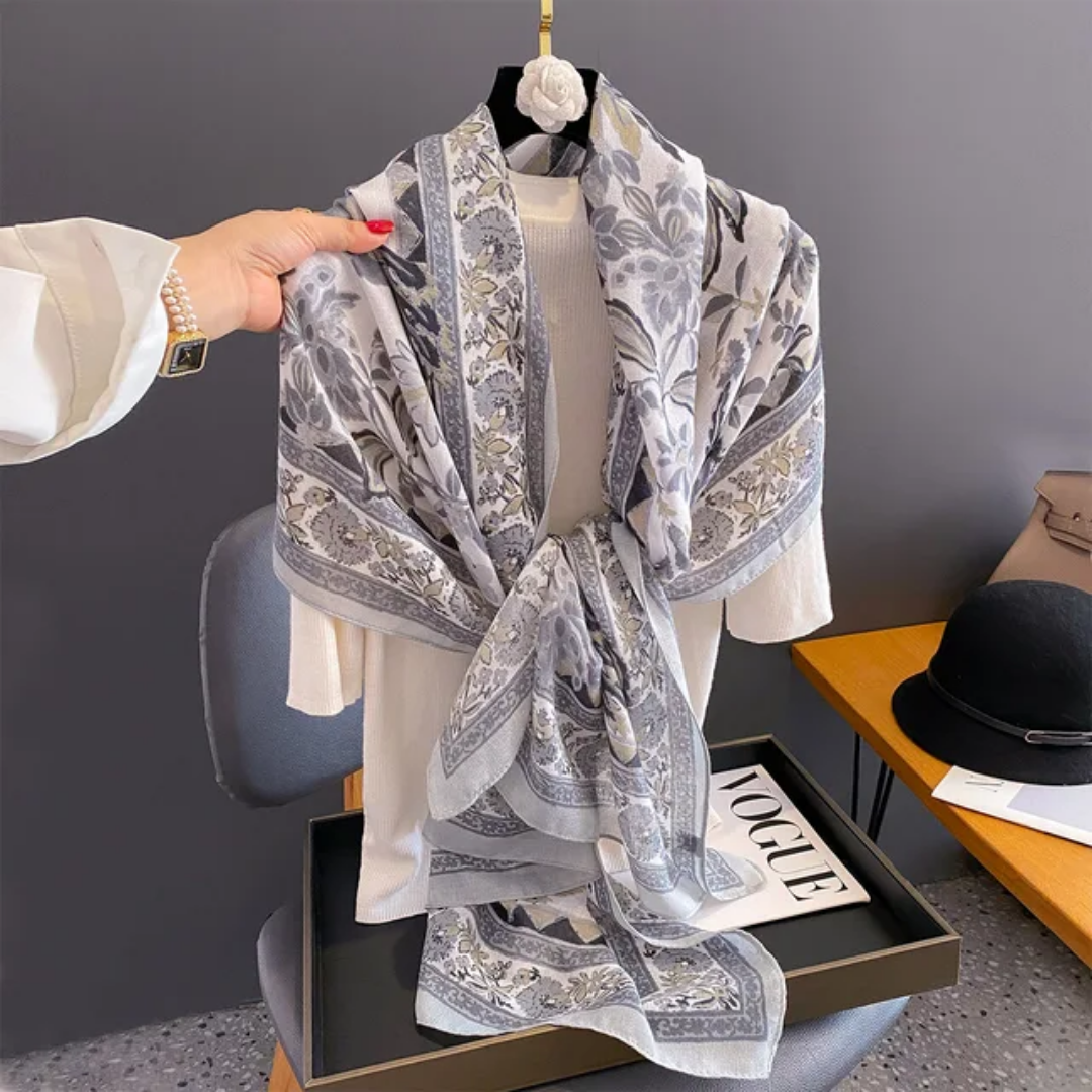 Elegant Viscose Scarf, Lightweight and Breathable