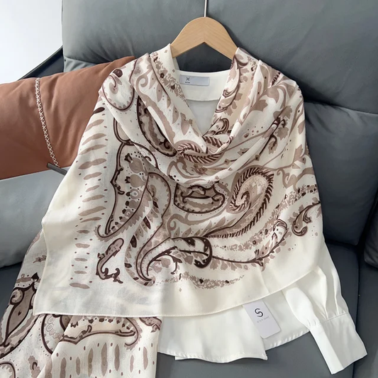 Classic Viscose Scarf – Flowy, Soft, and Elegant