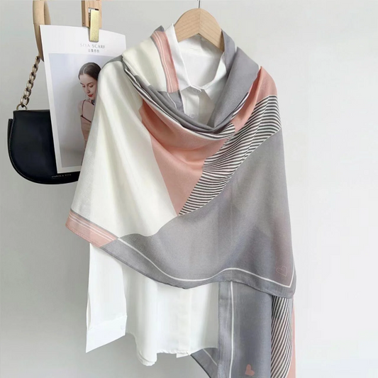 Everyday Viscose Scarf for Modest Fashion – Charcoal Grey Finish