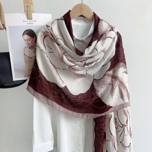 Everyday Viscose Scarf for Modest Fashion – Charcoal Grey Finish