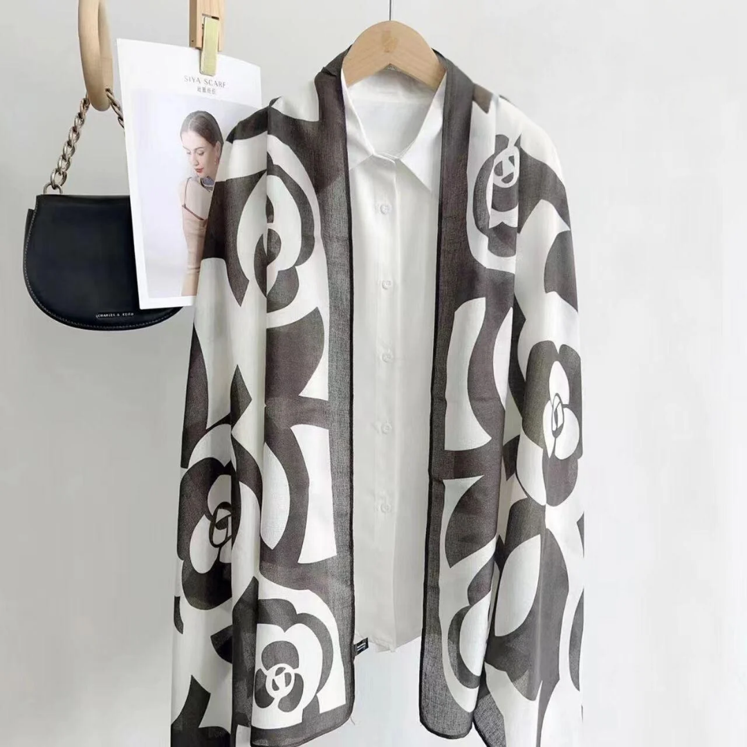 Everyday Viscose Scarf for Modest Fashion – Charcoal Grey Finish