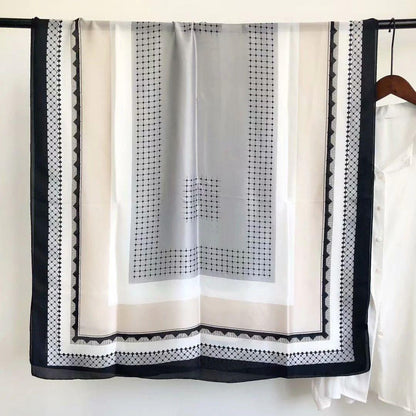 Exquisite Printed Silk Scarf