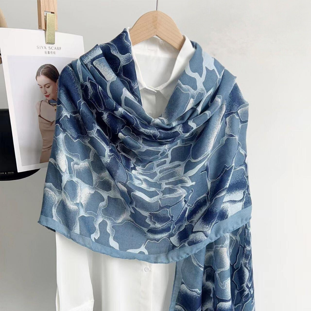 Everyday Viscose Scarf for Modest Fashion – Charcoal Grey Finish