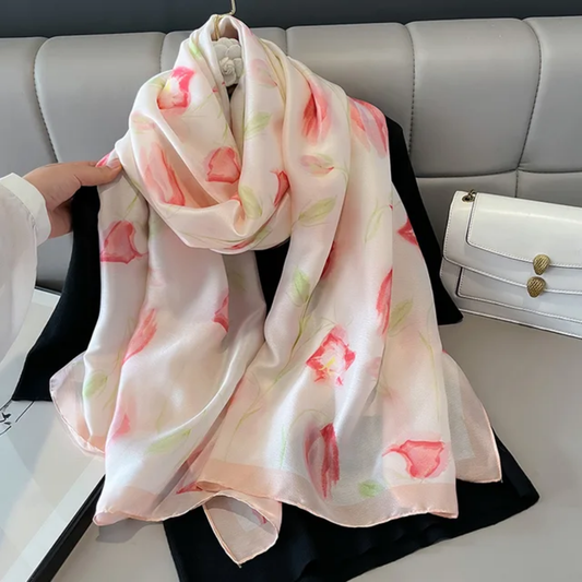 Smooth Silk Hijab for Special Occasions or Daily Wea