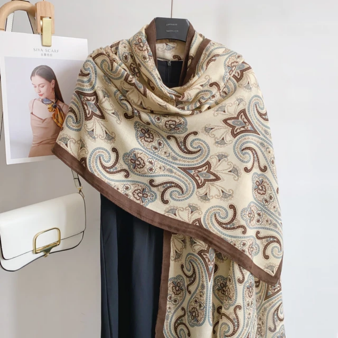 Elegant Viscose Scarf, Lightweight and Breathable