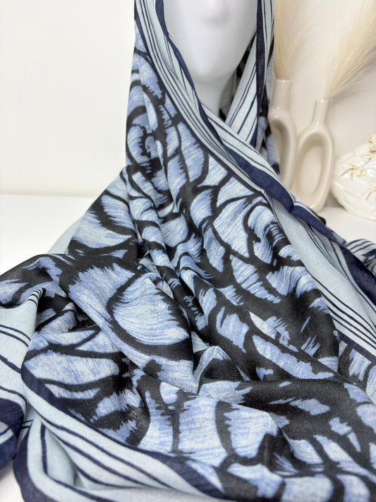 Elegant Viscose Scarf, Lightweight and Breathable