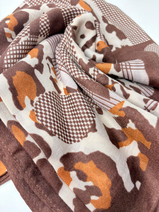 Elegant Viscose Scarf, Lightweight and Breathable