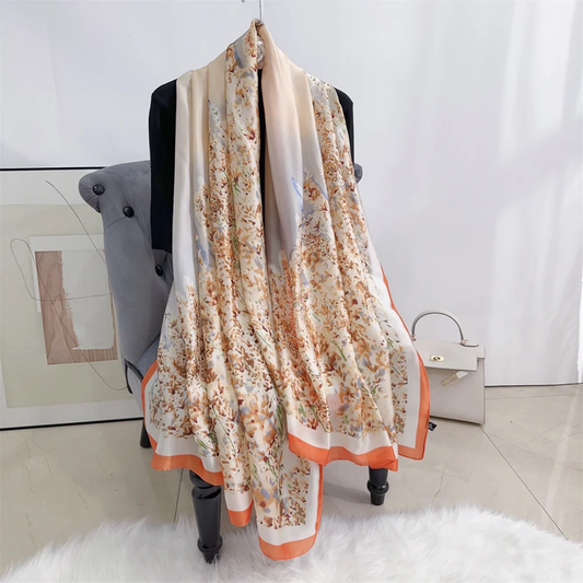 Smooth Silk Hijab for Special Occasions or Daily Wea