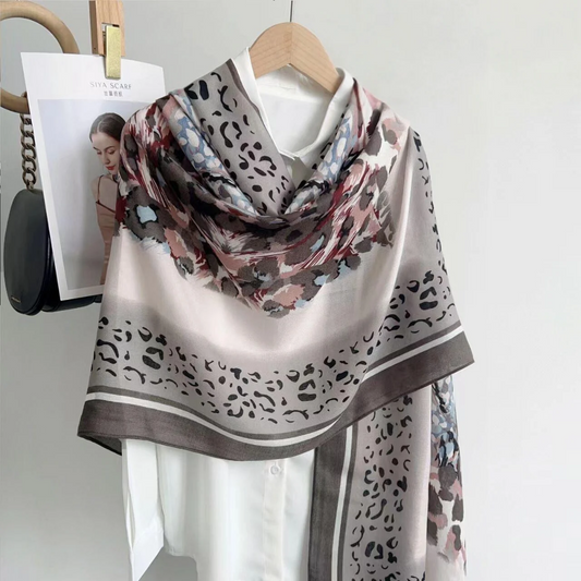 Everyday Viscose Scarf for Modest Fashion – Charcoal Grey Finish