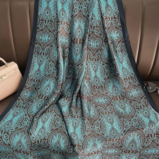 Zahra Veil Printed Silk Scarf