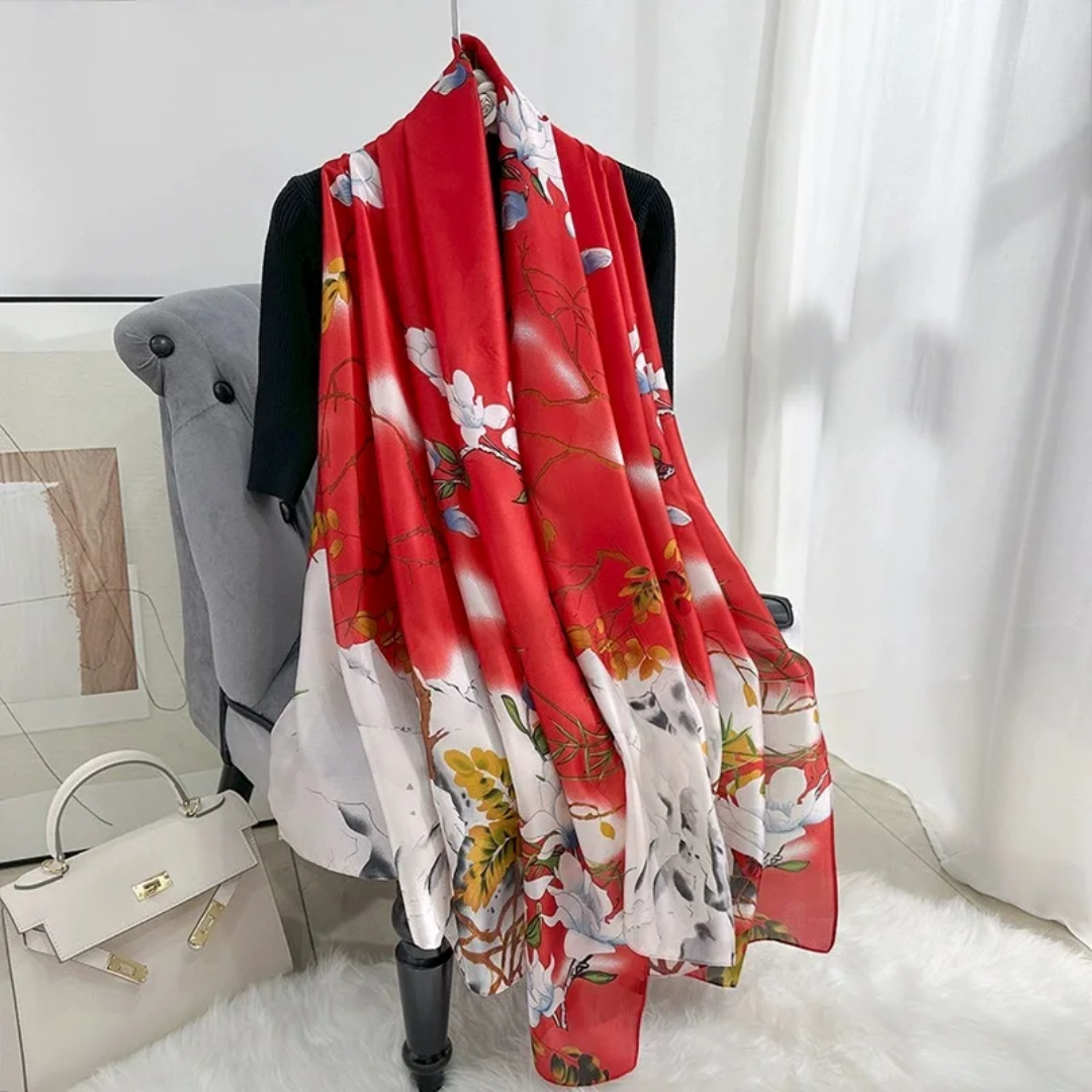 Smooth Silk Hijab for Special Occasions or Daily Wea