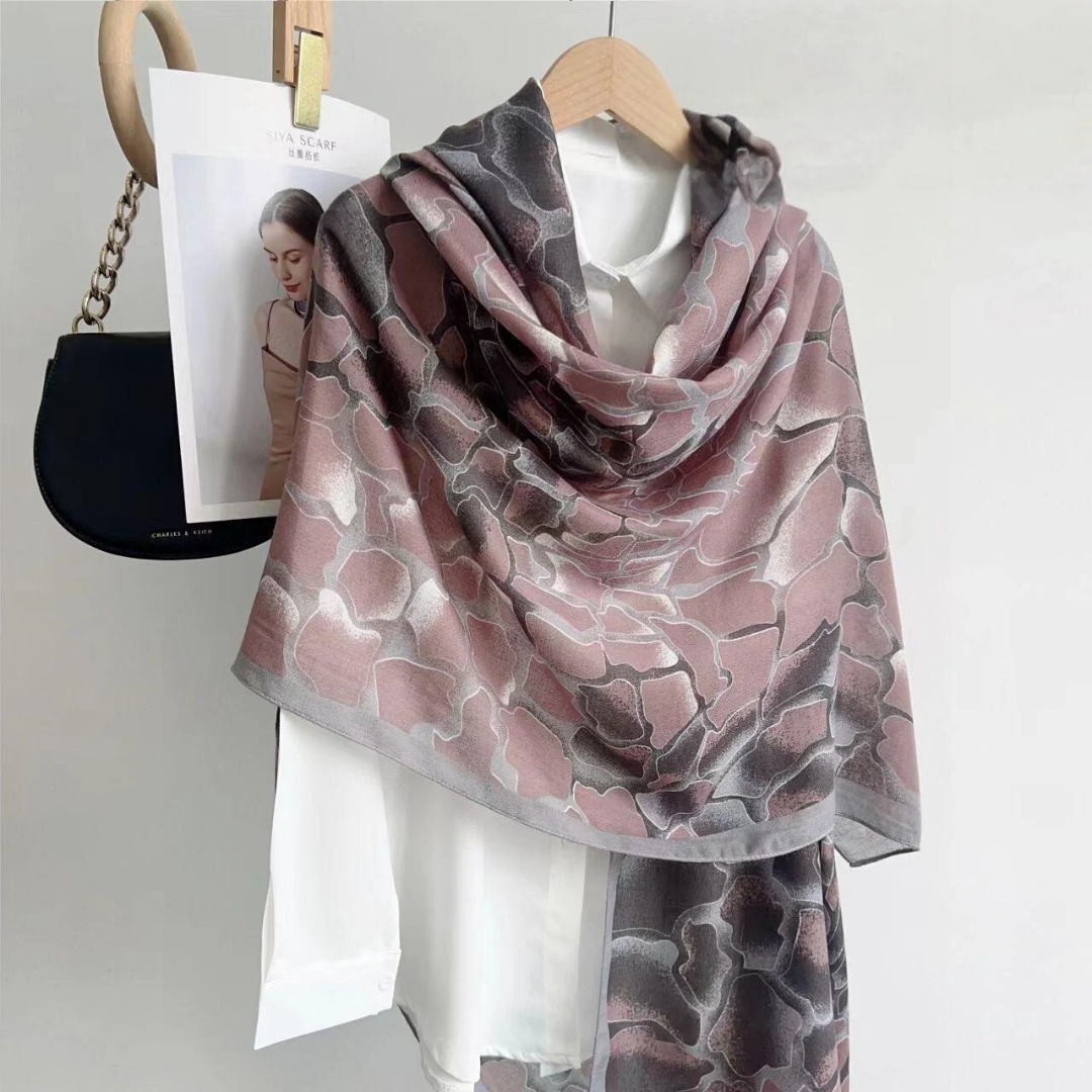 Everyday Viscose Scarf for Modest Fashion – Charcoal Grey Finish