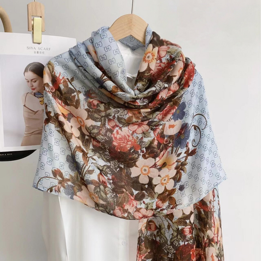 Everyday Viscose Scarf for Modest Fashion – Charcoal Grey Finish