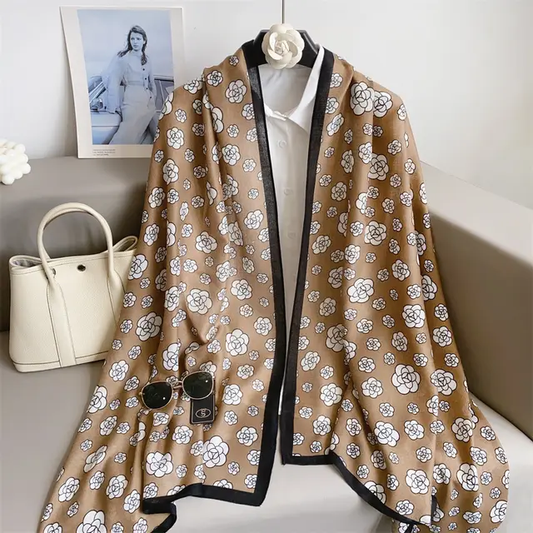 Elegant Viscose Scarf, Lightweight and Breathable