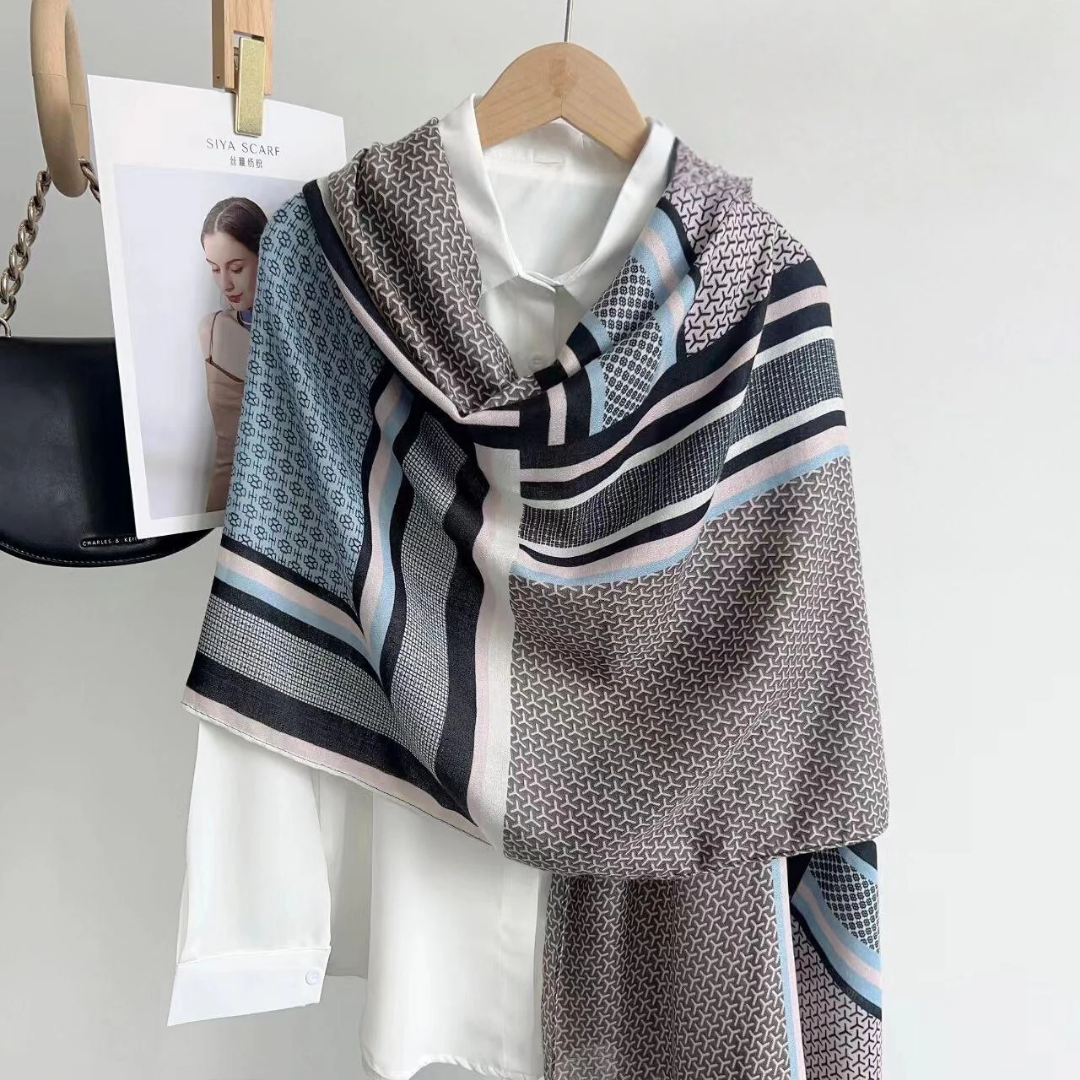 Everyday Viscose Scarf for Modest Fashion – Charcoal Grey Finish
