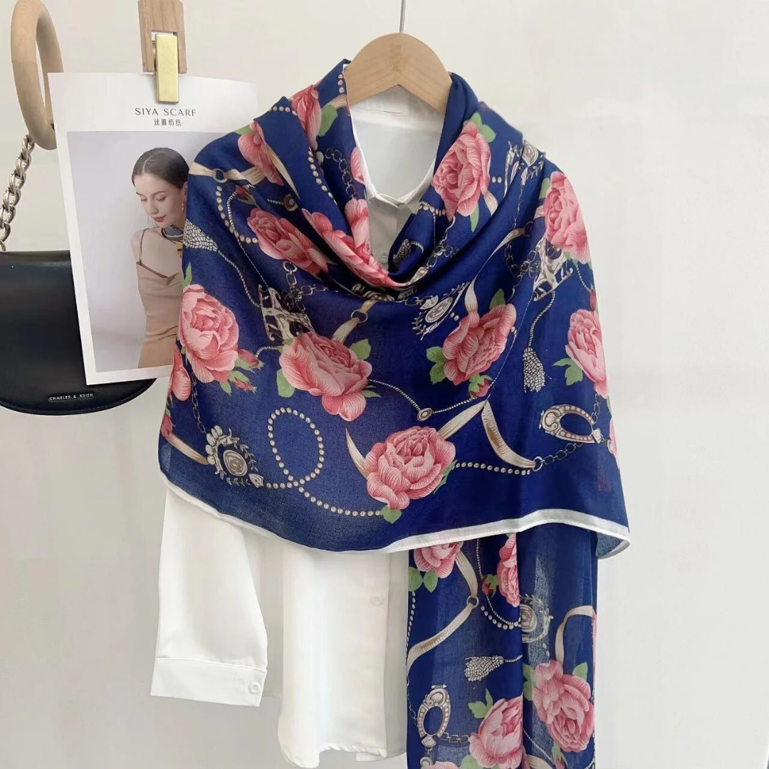 Breathable Viscose Shawl for All-Day Comfort