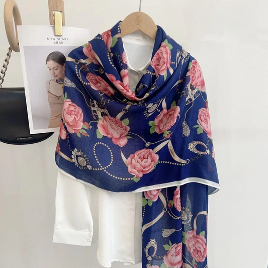 Breathable Viscose Shawl for All-Day Comfort